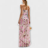 Rosa - Vestido Maxi com Ombros à Mostra
