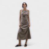Vera - Vestido Maxi de Linho