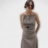Vera - Vestido Maxi de Linho