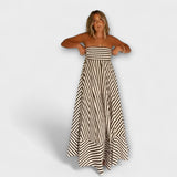 Íris - Vestido Maxi com Folhos