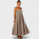 Íris - Vestido Maxi com Folhos