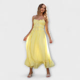 Emília - Vestido Midi sem Mangas