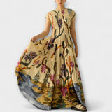 Carla - Vestido Maxi Estampado