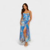 Audrey - Vestido com estampado floral para mulher - Elegante e atraente