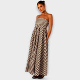 Íris - Vestido Maxi com Folhos