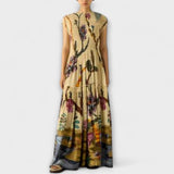 Carla - Vestido Maxi Estampado