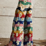 Daniela - Calças Elegantes Floral