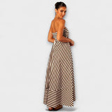 Íris - Vestido Maxi com Folhos