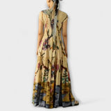 Carla - Vestido Maxi Estampado