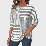Amélia - Blusa às Riscas