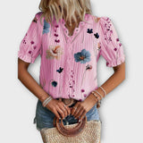 Célia - Blusa com Decote em V