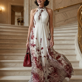Alejandra™ | Vestido Maxi Plissado