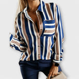 Viviana - Blusa Solta às Riscas