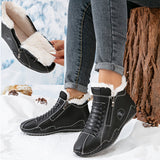 Branca - Botins Forrados com Fecho e Atacadores