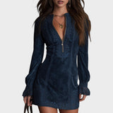 Vânia - Vestido Mini com Renda