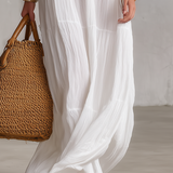 Alice - Vestido Maxi Boho com Decote em V