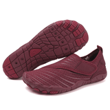 Lara - Sapatos Barefoot Vermelho-bordô