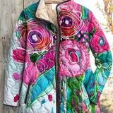 Camila - Casaco Floral Acolchoado