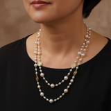 Emília - Colar Elegante de Pérolas