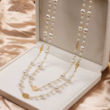 Emília - Colar Elegante de Pérolas