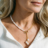 Matilde - Colar Elegante de Pérolas
