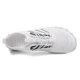 Aurora - Sapatos Barefoot Branco Brilhante