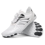 Aurora - Sapatos Barefoot Branco Brilhante