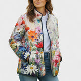 Constança - Casaco Floral Acolchoado