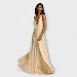 Helena - Vestido Maxi com Decote em V