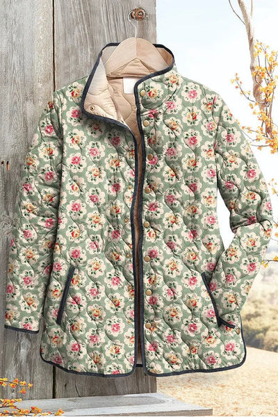 Teresa - Casaco Estampado Acolchoado