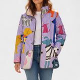 Constança - Casaco Estampado Acolchoado