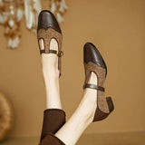 Helena - Sapatos Vintages com Fivela