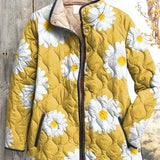 Ana - Casaco Floral Acolchoado
