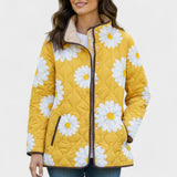 Ana - Casaco Floral Acolchoado