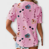 Célia - Blusa com Decote em V