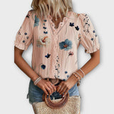 Célia - Blusa com Decote em V