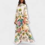 Bruna - Vestido Maxi Elegante Floral