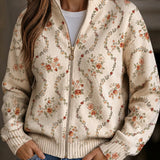 Matilde - Casaco de malha Floral