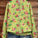 Teresa - Casaco de malha Floral