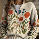 Susana - Casaco de malha Floral