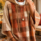 Branca - Sweatshirt Patchwork com Capuz