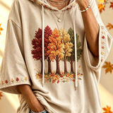 Carolina - Sweatshirt Estampada com Capuz